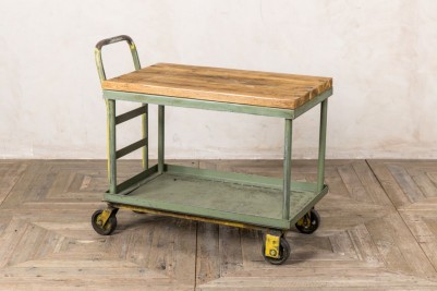 industrial style serving trolley