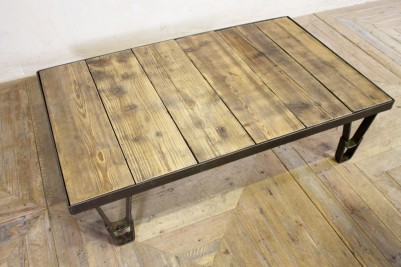 Upcycled Industrial Style Coffee Table