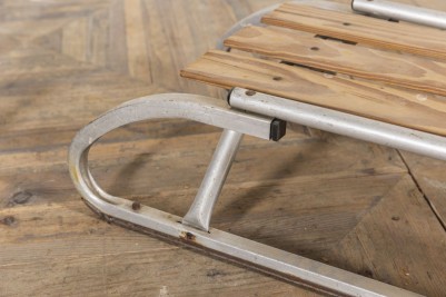 Wooden slat Metal Frame Sledge