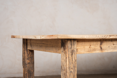 industrial wooden table