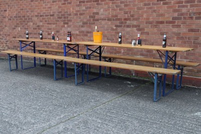 Bierkeller Foldable Table and Bench Set