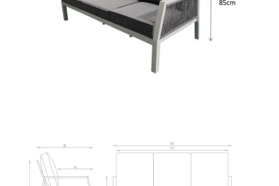 Stowe 3 Seater Sofa & Armchair Set