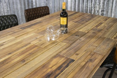 wooden top dining table
