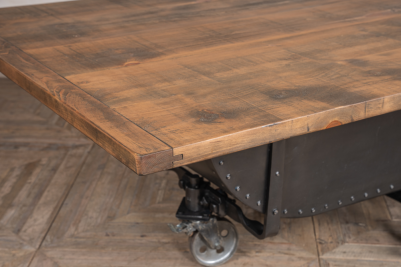 large dining table on wheels