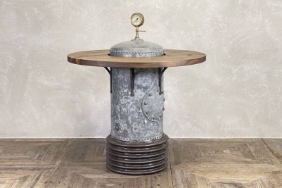 Galvanised Water Tank Upcycled Table