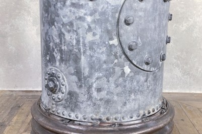 Galvanised Water Tank Upcycled Table