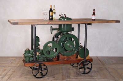 Vintage Lister Engine Bar Table
