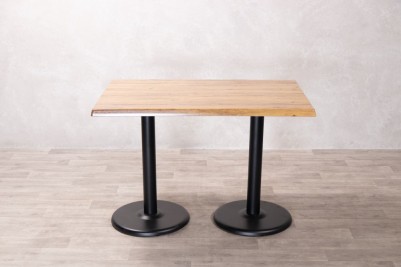 aged-pine-rectangle-cafe-table-round-bases