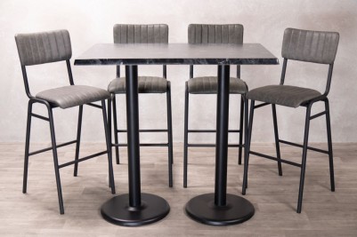 alcantara-black-rectangle-cafe-bar-table-round-bases-with-jubilee-stools