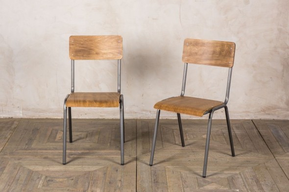 Battersea School Style Stackable Cafe Chair