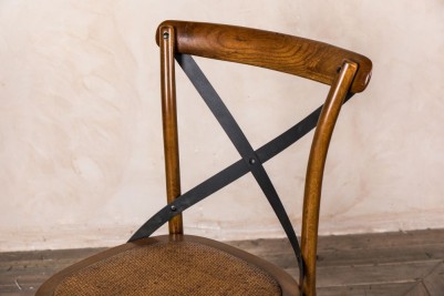 metal back Bentwood chair