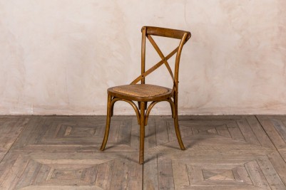 oak cross back chair