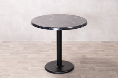 black-round-cafe-outdoor-table