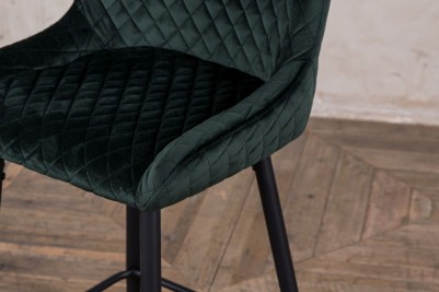 green velvet bar stools