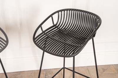 stool with black seat