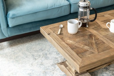 Castle Double Pedestal Coffee Table