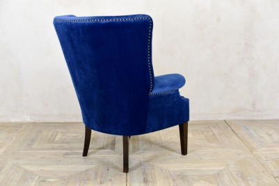navy accent chair
