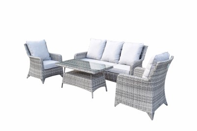 Charlecote 5 Seat Sofa Set with High Coffee Table