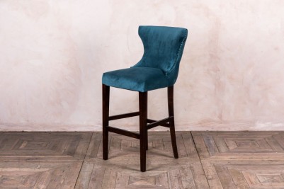 blue velvet stools