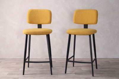cotswold-boucle-stool-range-yellow-front-view