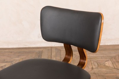 grey retro modern dining chair