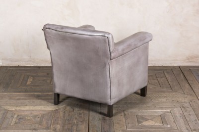 grey leather chair