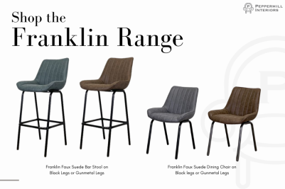 Franklin Gunmetal Dining Chair Range