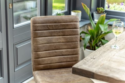 whiskey leather chair