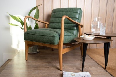 Glastonbury Vintage Style Lounge Chair