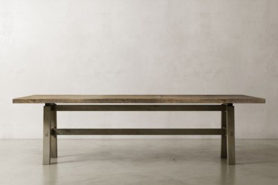 oak table in silverback