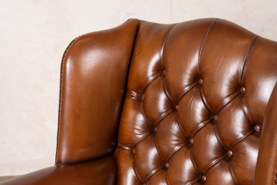 brown armchair