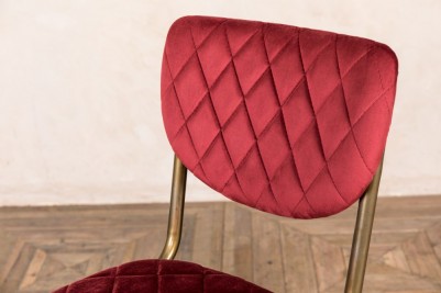red velvet breakfast bar stool