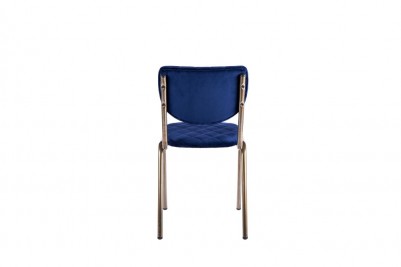 sapphire blue restaurant chair