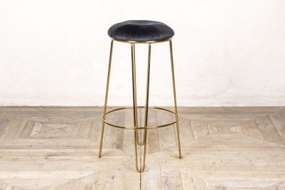 black gold legged bar stool