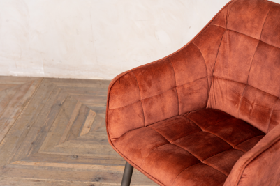 copper coloured dining chair