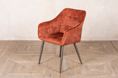 copper dining chair