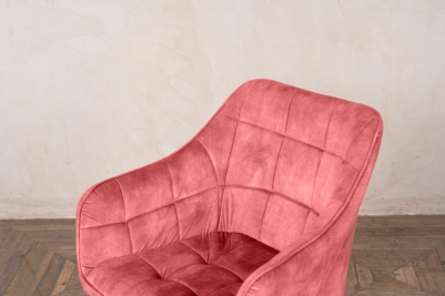 rose pink dining chair