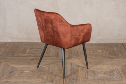 rose gold shade dining chair