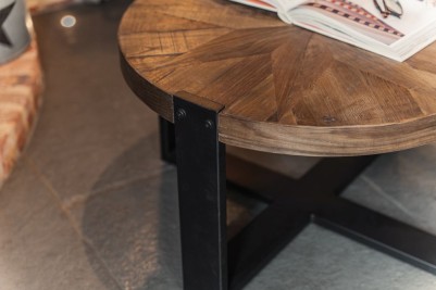Keaton Round Wooden Coffee Table