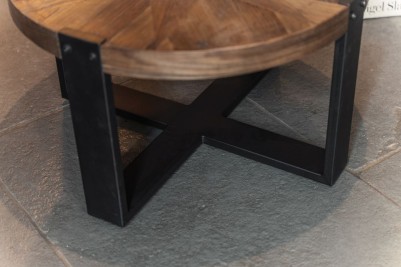 Keaton Round Wooden Coffee Table