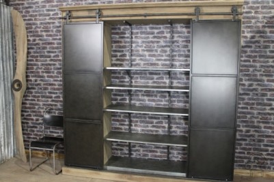 industrial style haberdashery cabinet
