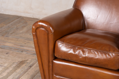 small brown armchair