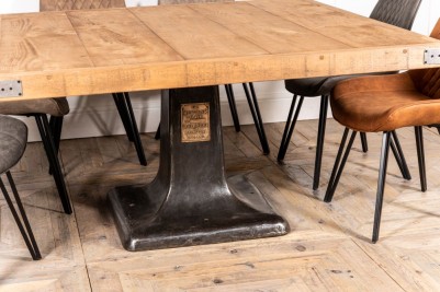 Large Industrial Cast Iron Base Table