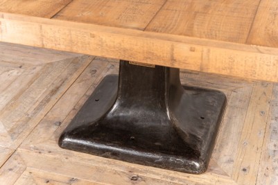 Large Industrial Cast Iron Base Table