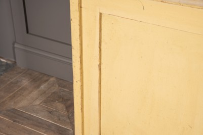Large Yellow Cupboard with Sliding Doors