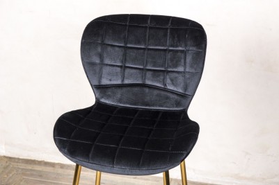 black velvet seat