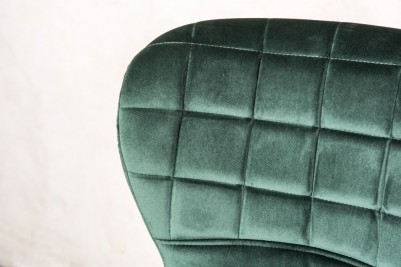 pine green velvet seat