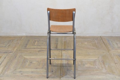 gunmetal frame stool