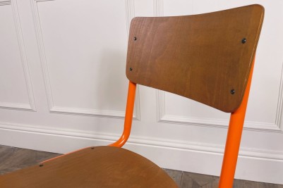 orange dining chair