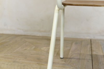 white wooden seat chair